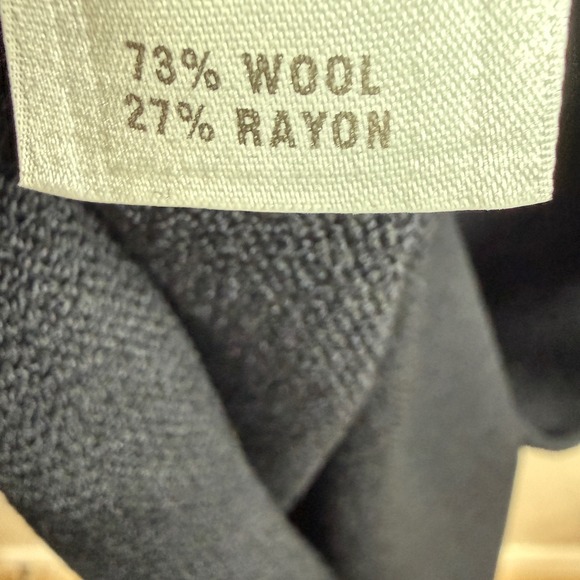 ST. JOHN SPORT Black Sleeveless Zebra Print Collared Knit Dress Wool Blend Sz P - Picture 9 of 9